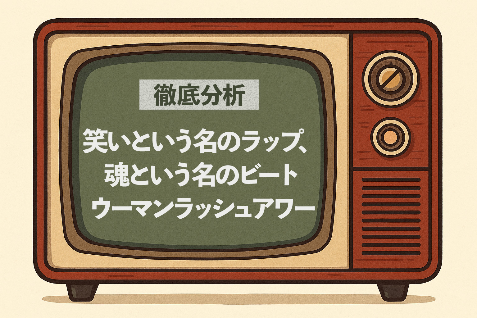 レジェンド第7弾：ウーマンラッシュアワー